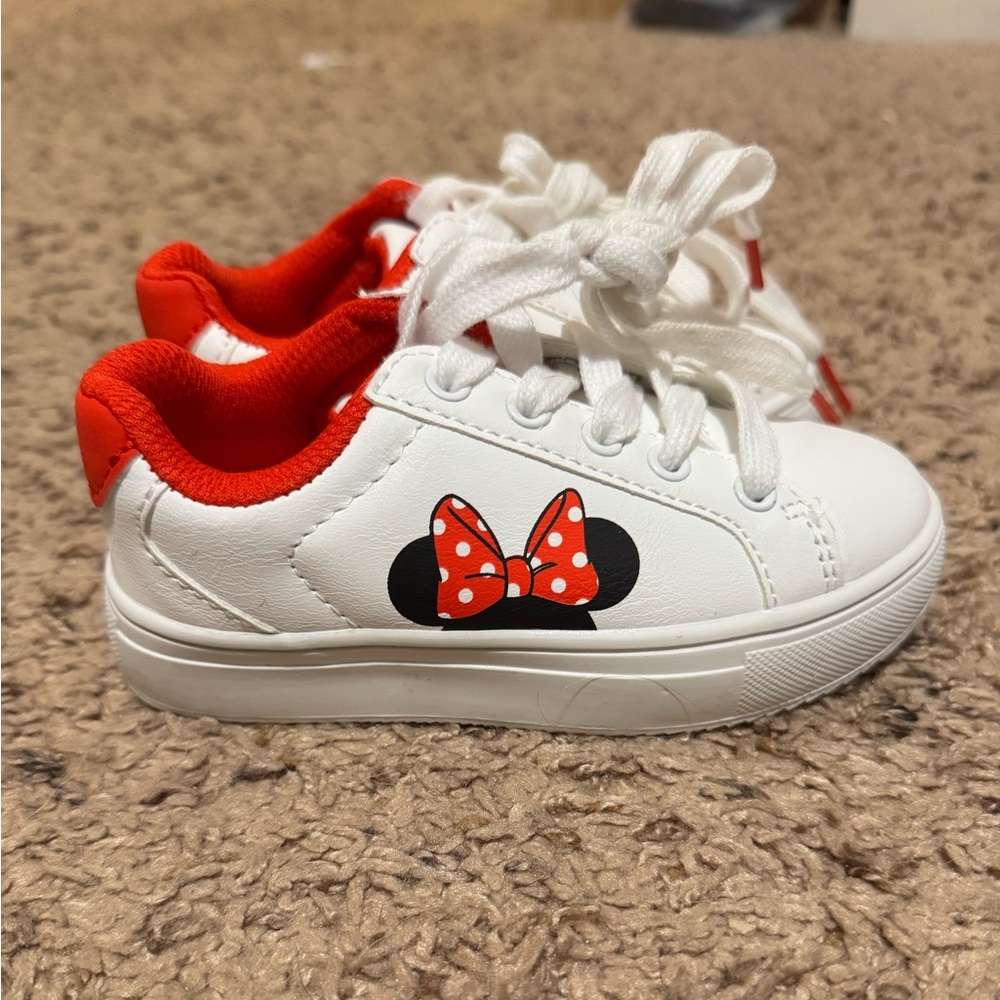 Disney White and Red Kids Sneakers